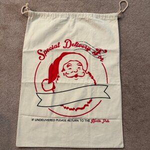 Canvas Santa Gift Bag